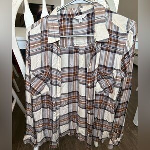 Lucky Brand Multicolor Plaid Shirt